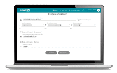 Así funcionan las tareas automáticas de GoodOK Notifica