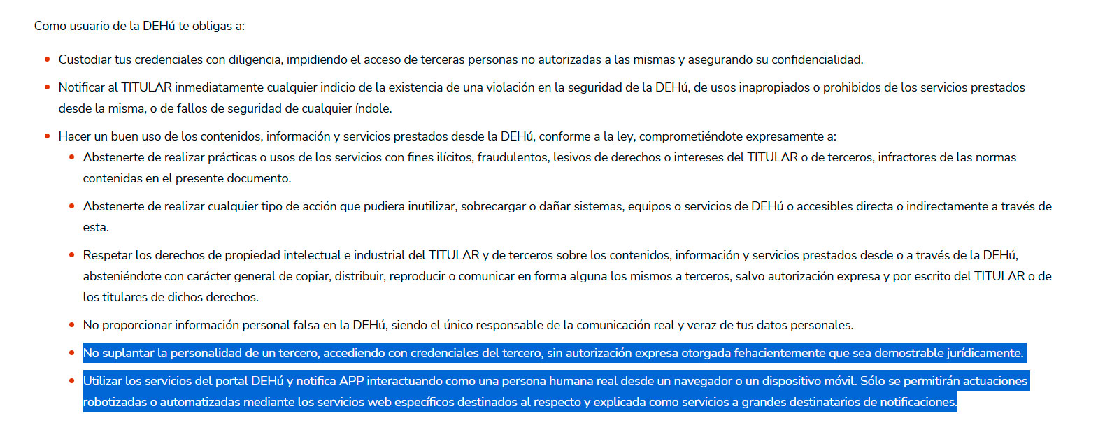 texto DEHú